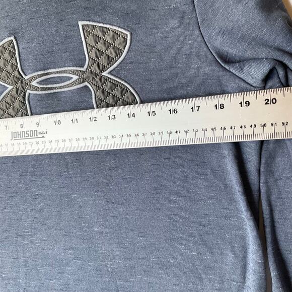 Under Armour ColdGear Women Long Sleeve Turtleneck Hooded Sweatshirt size M,blue - Picture 3 of 9